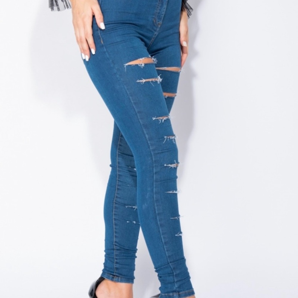 High Waist Jeggings - Picture 3 of 3